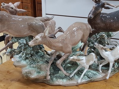 27054595b - Sehr große Porzellanfigurengruppe, Lladro Spanien, Entw. Salvador Furio von 1978, No. ...