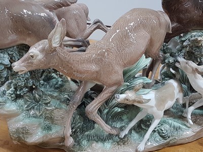 27054595j - Sehr große Porzellanfigurengruppe, Lladro Spanien, Entw. Salvador Furio von 1978, No. ...