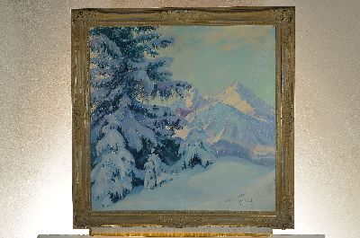 27054610k - Anton Reinbold, 1881 Berchtesgaden-1968, Winterlandschaft, rechts unten signiert, ...