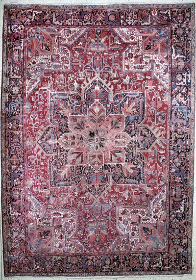 Image Heriz, Persien, Mitte 20.Jhd, Wolle auf Baumwolle, ca. 365 x 255 cm, EHZ: 2 ...