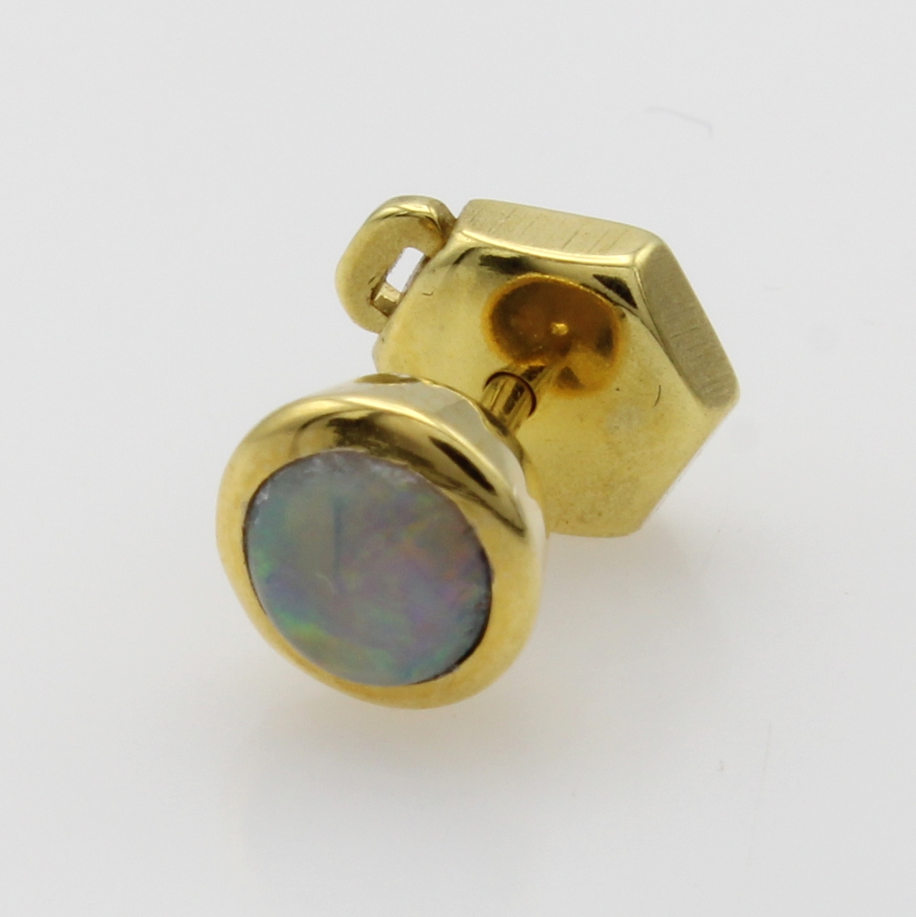 Image 27054850 - Stickpin mit Opal, GG 585/000, Opal ca. 0.2 ct Schätzpreis: 530, - EUR