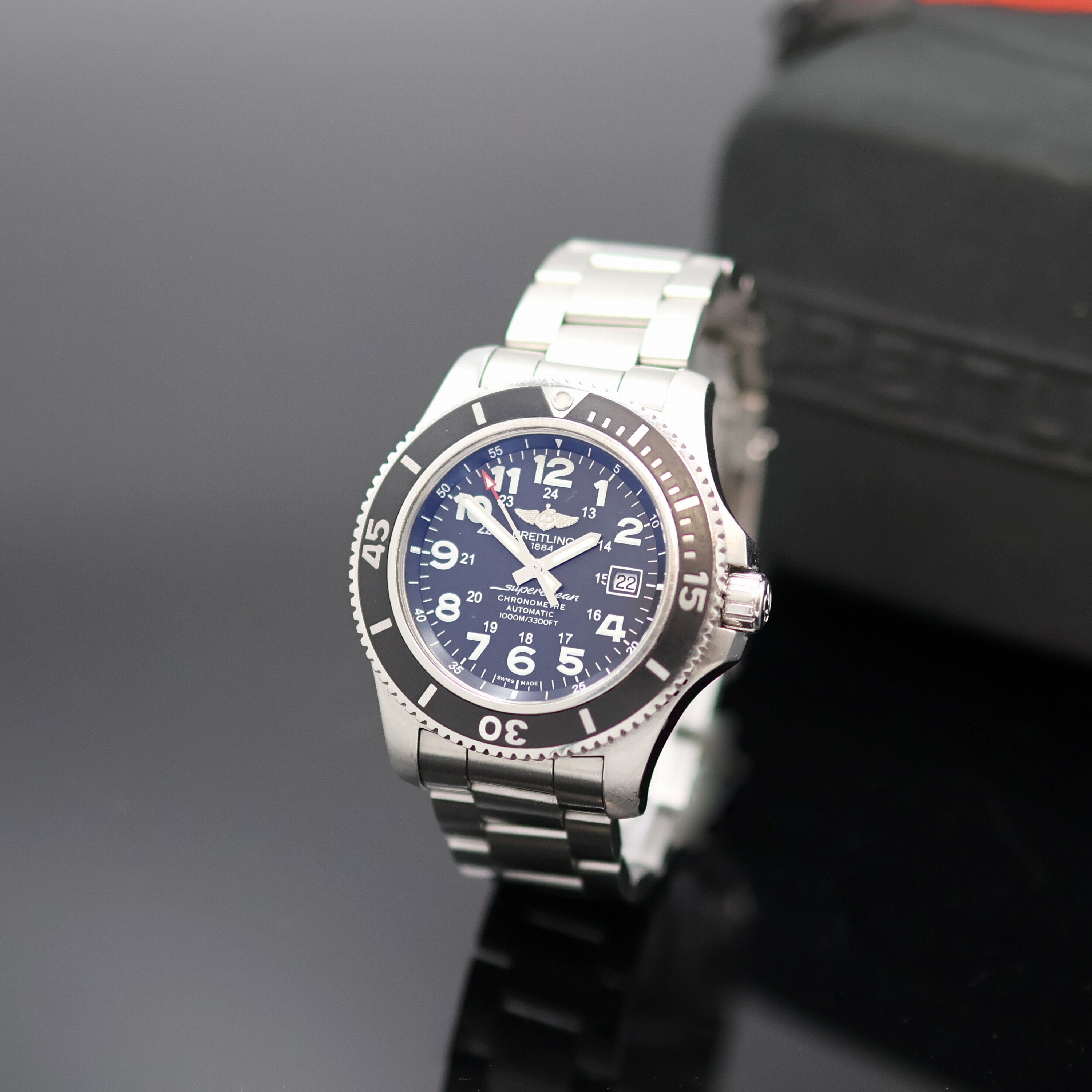 Image 27054937 - BREITLING Herrenarmbanduhr Superocean II Referenz A17392, Automatik, Schweiz um 2017, ...