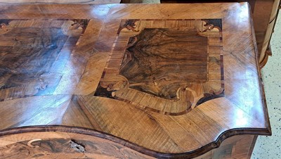 27054902d - Seltene Barock-Kommode, um 1750/60, mit orig. Dokument von der Vermögensverwaltung ...