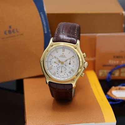 Image EBEL 1911 Armbandchronograph Le Modular in Chronometerqualität Referenz 8137241 in GG ...
