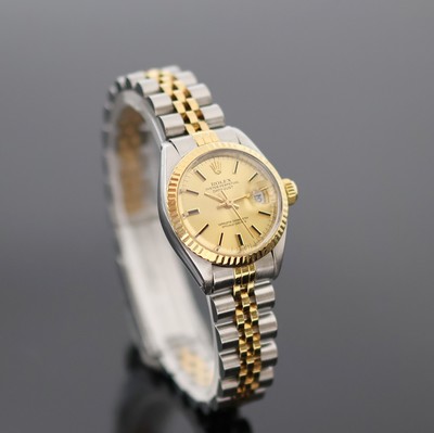27054935b - ROLEX Datejust Damenarmbanduhr Referenz 6917, Schweiz um 1975, Automatik, Edelstahl/Gold ...