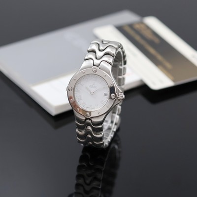 Image EBEL Sportwave Armbanduhr in Stahl Referenz 9087621, Schweiz um 2000, quarz, orig. ...