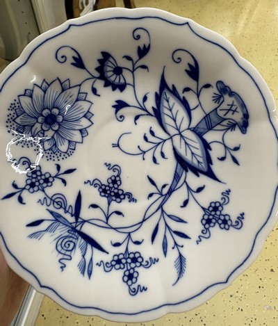 27054950k - Kaffee- und Teeservice, Meissen, 2. Hälfte 20. Jh., Zwiebelmuster, Kaffeekanne, große ...