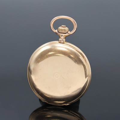 27054951c - GEBRÜDER ELLINGHAUSEN Berlin / UNION GLOCKE Savonette in RG 585/000, Schweiz um 1910, ...