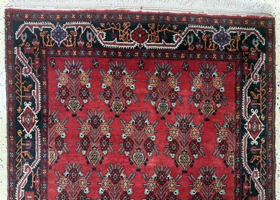 27054988a - Kordi, Persien, Mitte 20.Jhd., Wolle auf Baumwolle, ca. 320 x 125 cm, EHZ: 2 ...