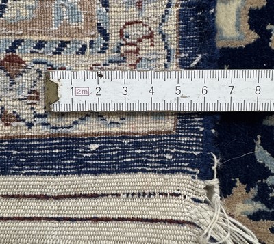 27054991e - Nain´Tudeschk´fein, Persien, Mitte 20.Jhd, Korkwolle mit Seide, ca. 130 x 80 cm, ca. ...