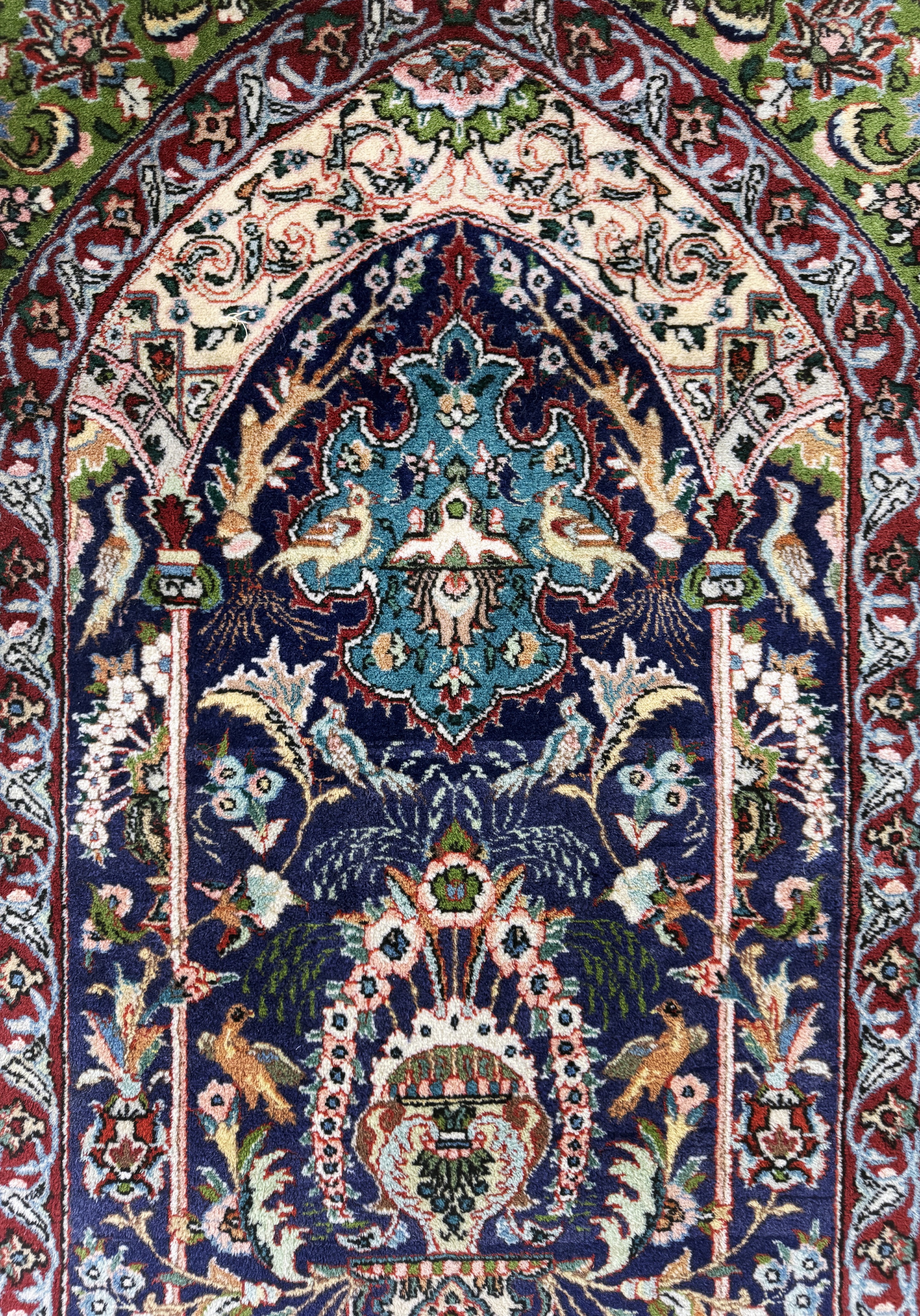 Detail b: Täbriz (40 Raj), Persien, Mitte 20.Jhd, Wolle auf Baumwolle, ca. 150 x 98 cm, EHZ: 2