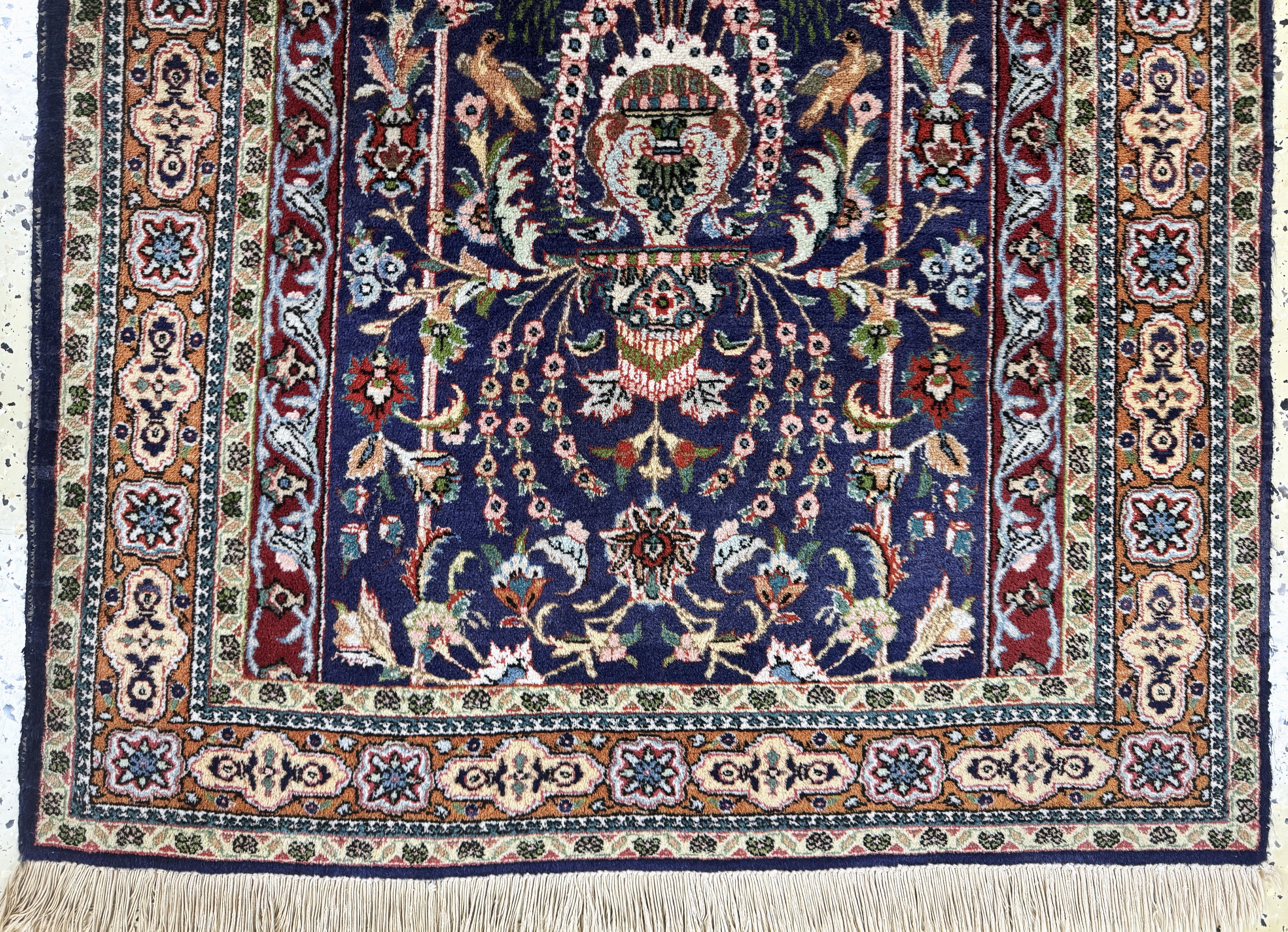 Detail c: Täbriz (40 Raj), Persien, Mitte 20.Jhd, Wolle auf Baumwolle, ca. 150 x 98 cm, EHZ: 2