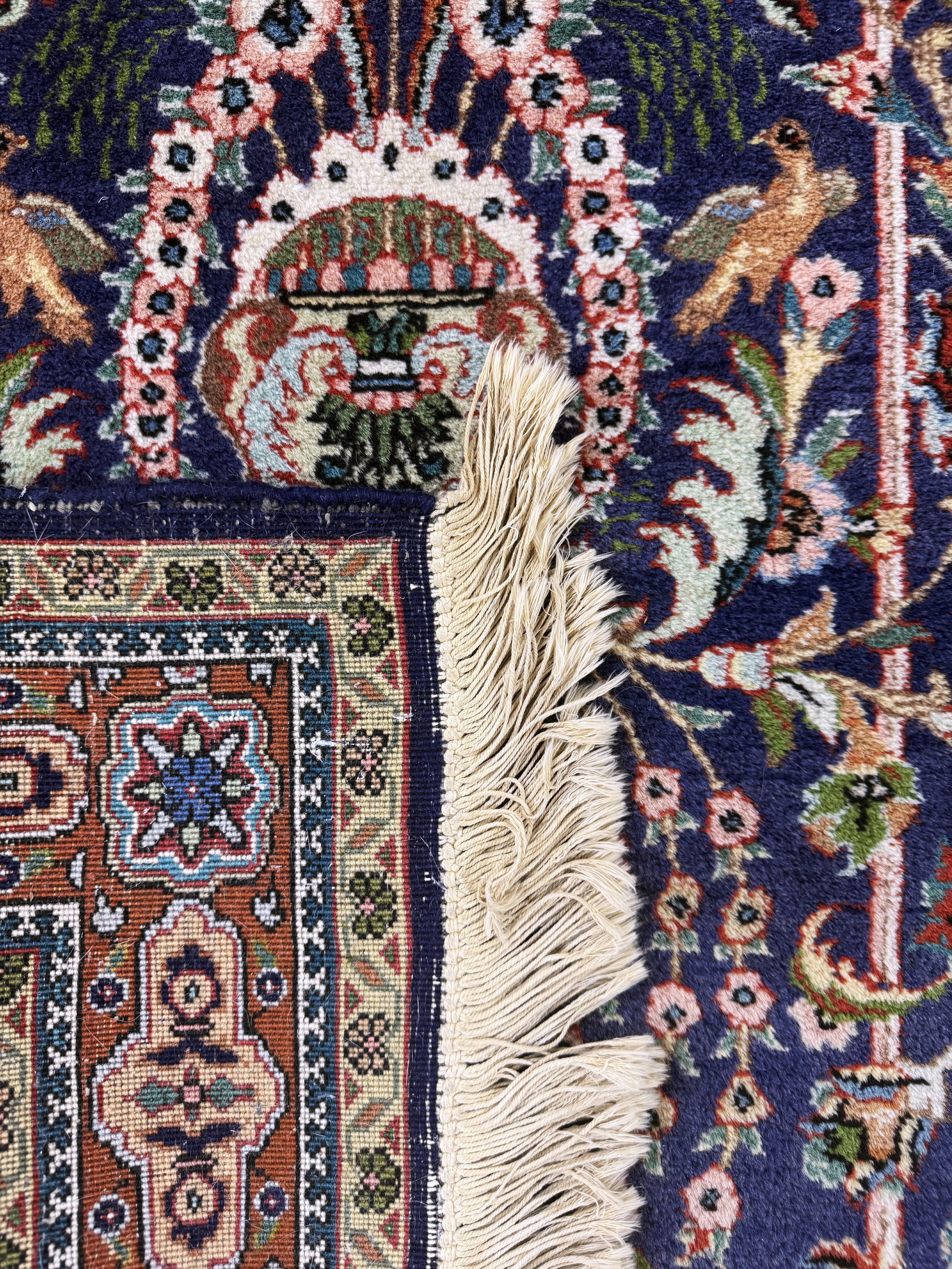 Detail e: Täbriz (40 Raj), Persien, Mitte 20.Jhd, Wolle auf Baumwolle, ca. 150 x 98 cm, EHZ: 2