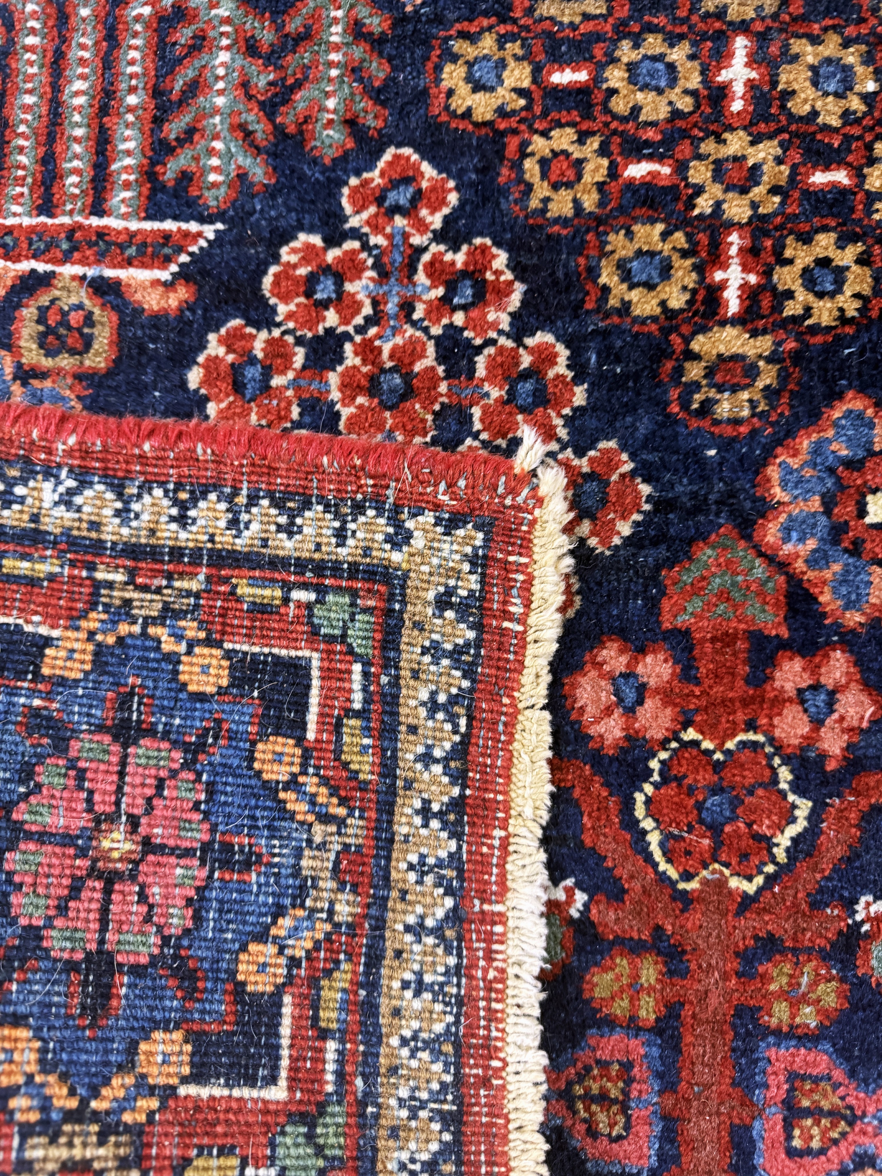 Detail f: Wiss alt, Persien, Mitte 20.Jhd, Wolle auf Baumwolle, ca. 203 x 133 cm, EHZ: 3