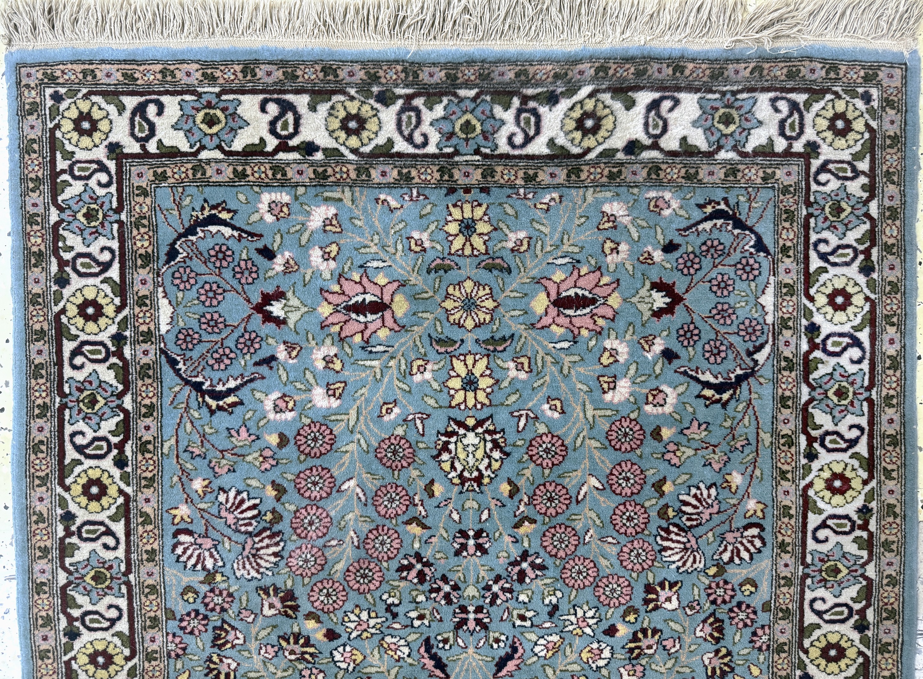 Detail e: 2 Lots Indische Teppiche, Indien, Ende 20.Jhd, Wolle auf Baumwolle, ca. 153 x 95 cm, EHZ: 2