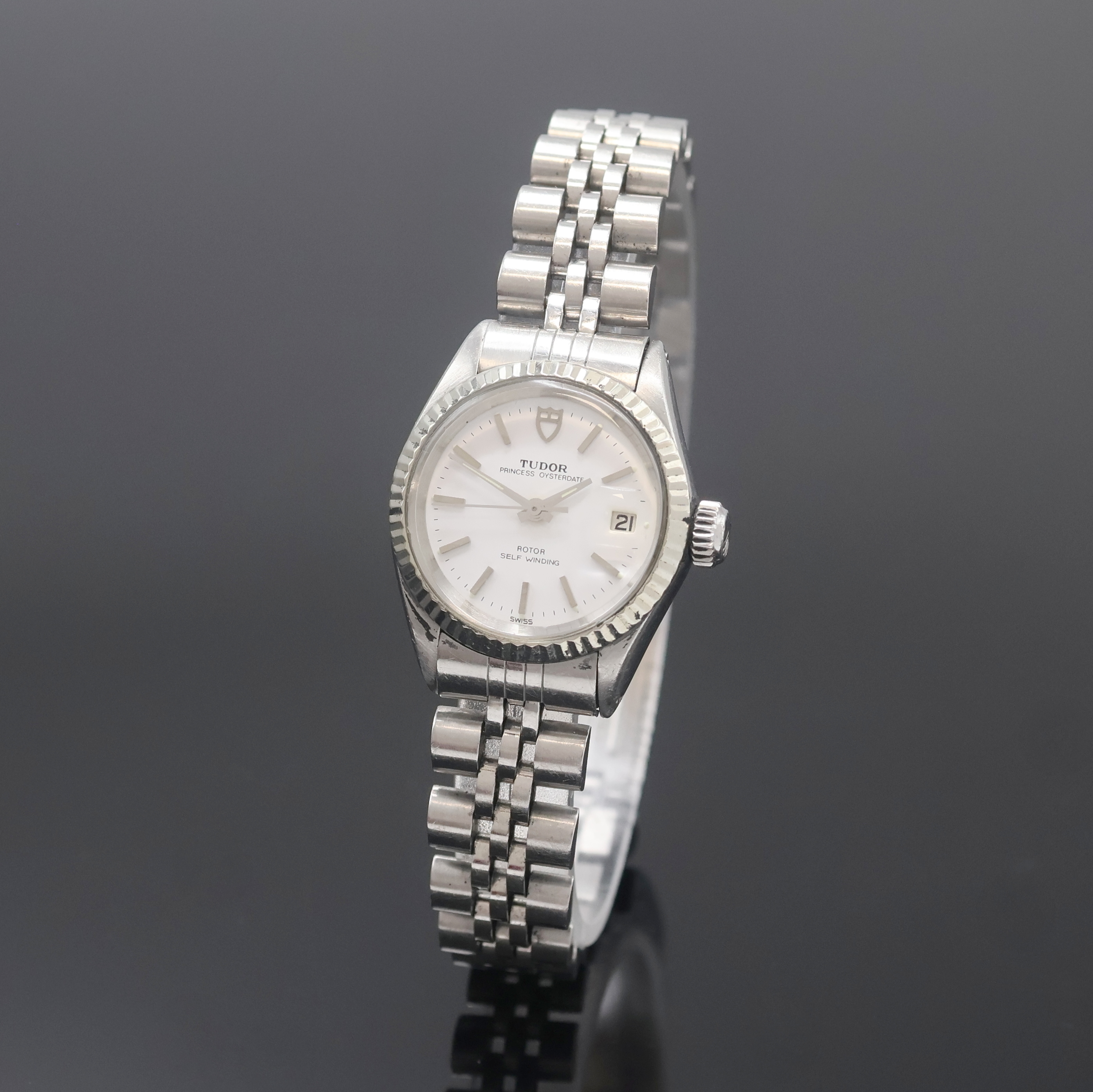 Image 27055063 - TUDOR Princess Oysterdate Damenarmbanduhr Referenz 92414, Schweiz um 1975, Automatik, ...
