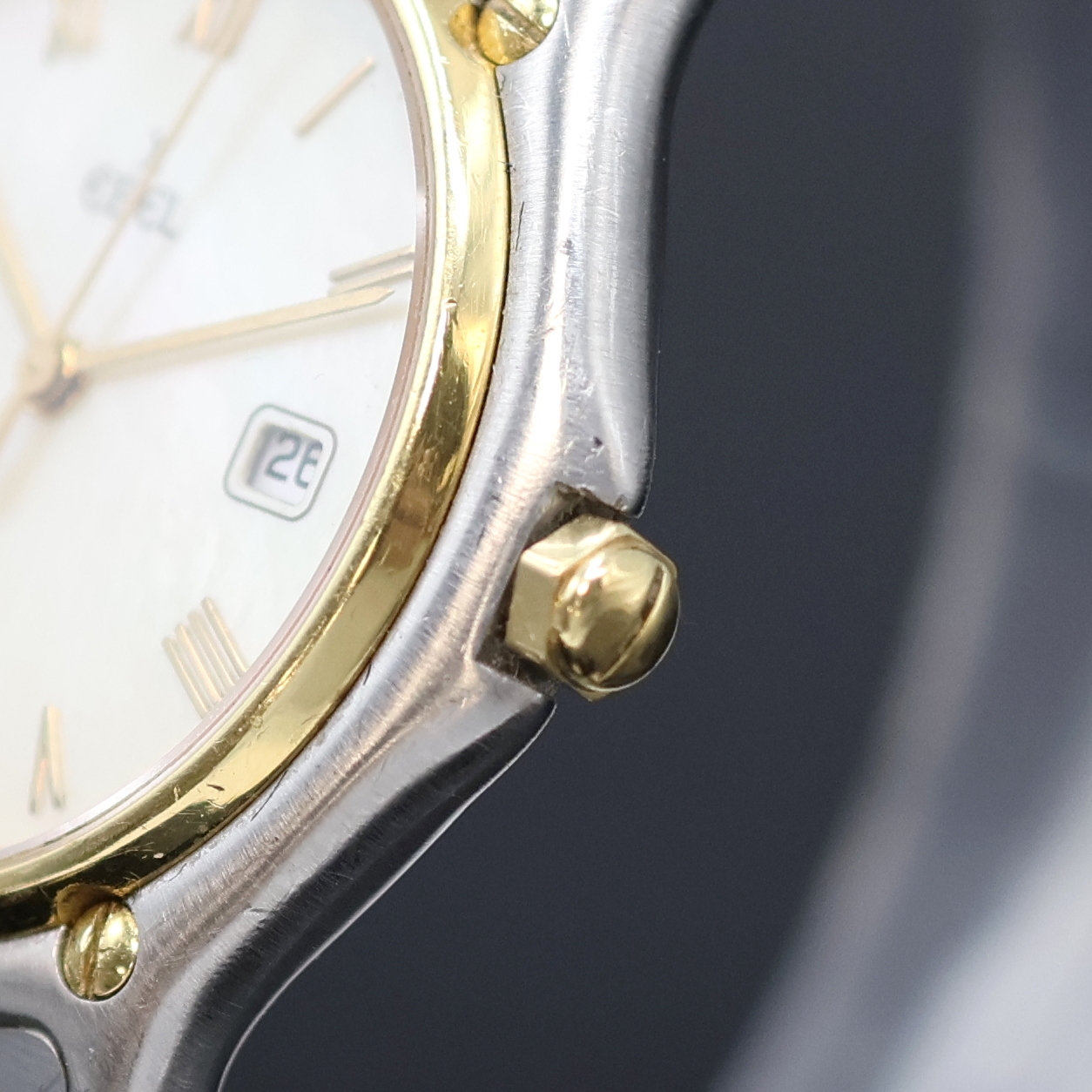 Detail c: EBEL Mediumarmbanduhr Sport Classic Referenz 183909, Schweiz um 1995, quarz, Edelstahl/Gold kombiniert inkl. Wellengliederband m. Faltschl., ...