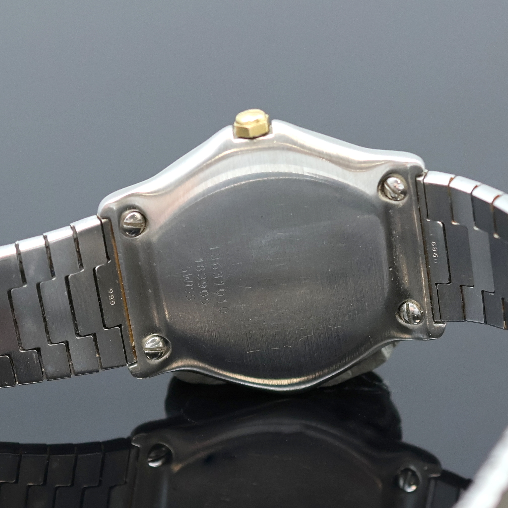 Detail f: EBEL Mediumarmbanduhr Sport Classic Referenz 183909, Schweiz um 1995, quarz, Edelstahl/Gold kombiniert inkl. Wellengliederband m. Faltschl., ...