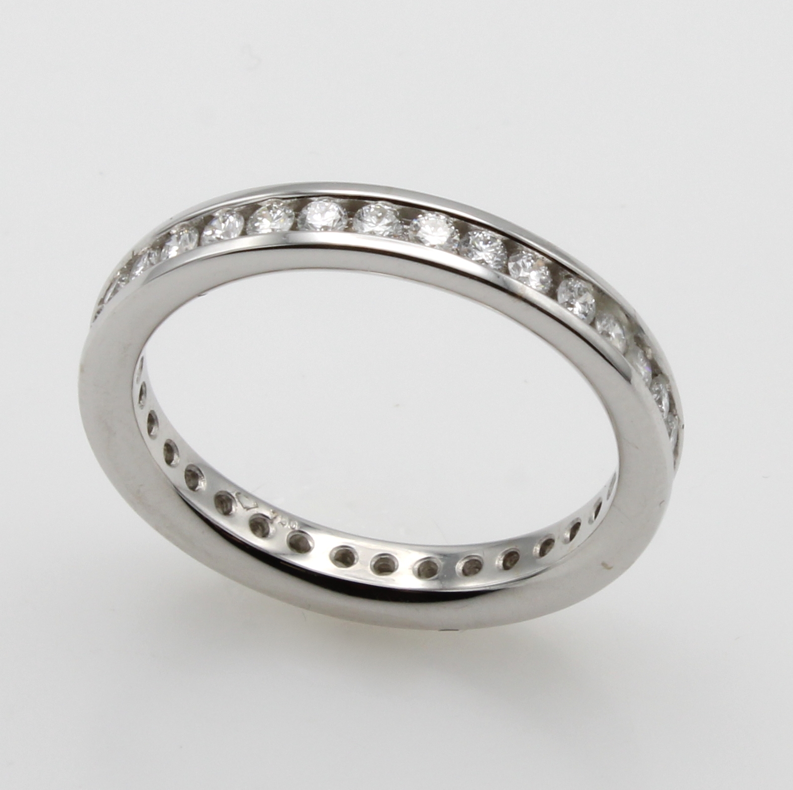 Image 27055099 - Memoryring mit Brillanten, WG 750/000, 34 Brill. zus. ca. 0.85 ct feines Weiß/si, RW ...