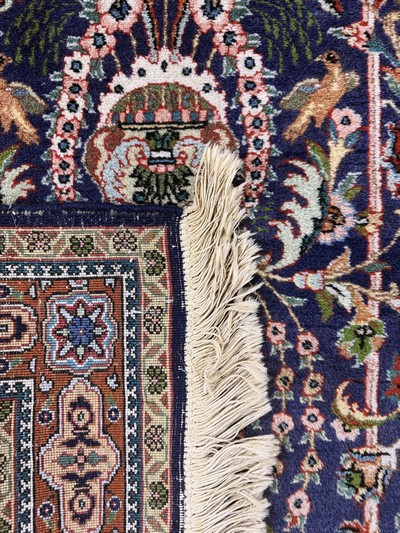 27055002e - Täbriz (40 Raj), Persien, Mitte 20.Jhd, Wolle auf Baumwolle, ca. 150 x 98 cm, EHZ: 2 ...