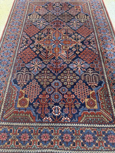 27055003e - Wiss alt, Persien, Mitte 20.Jhd, Wolle auf Baumwolle, ca. 203 x 133 cm, EHZ: 3 ...