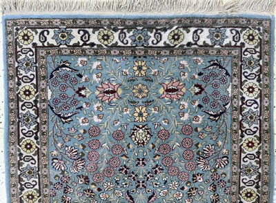 27055005e - 2 Lots Indische Teppiche, Indien, Ende 20.Jhd, Wolle auf Baumwolle, ca. 153 x 95 cm, ...