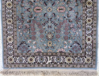 27055005f - 2 Lots Indische Teppiche, Indien, Ende 20.Jhd, Wolle auf Baumwolle, ca. 153 x 95 cm, ...
