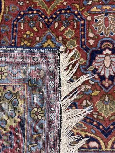 27055006f - Täbriz alt, Persien, Anfang 20.Jhd, Wolle auf Baumwolle, ca. 193 x 137 cm, EHZ: 2-3 ...