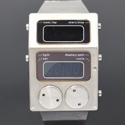 27055058a - HEUER / FORD RS Split-Lap-Unit 77 seltene Herrenarmbanduhr Referenz 9.053.208, Schweiz um ...