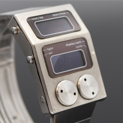 27055058b - HEUER / FORD RS Split-Lap-Unit 77 seltene Herrenarmbanduhr Referenz 9.053.208, Schweiz um ...