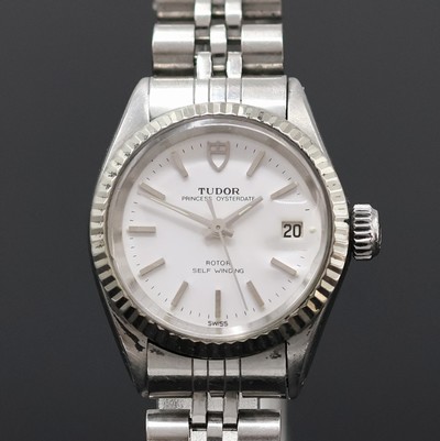 27055063b - TUDOR Princess Oysterdate Damenarmbanduhr Referenz 92414, Schweiz um 1975, Automatik, ...