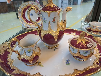 27055096d - Mokka- bzw. Espresso-Service für 6 Personen, Meissen, 20. Jh., Meissen, 1970er Jahre, 2. ...