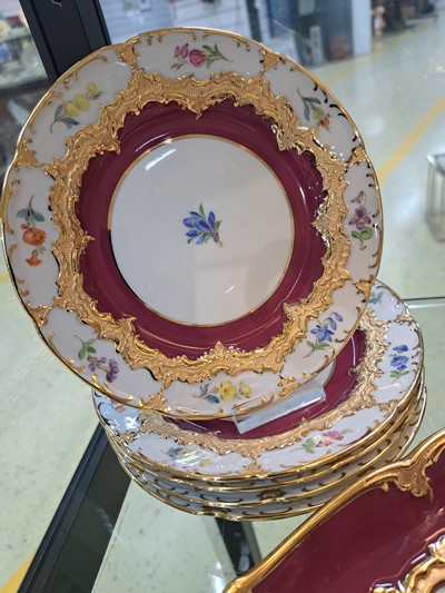 27055096e - Mokka- bzw. Espresso-Service für 6 Personen, Meissen, 20. Jh., Meissen, 1970er Jahre, 2. ...