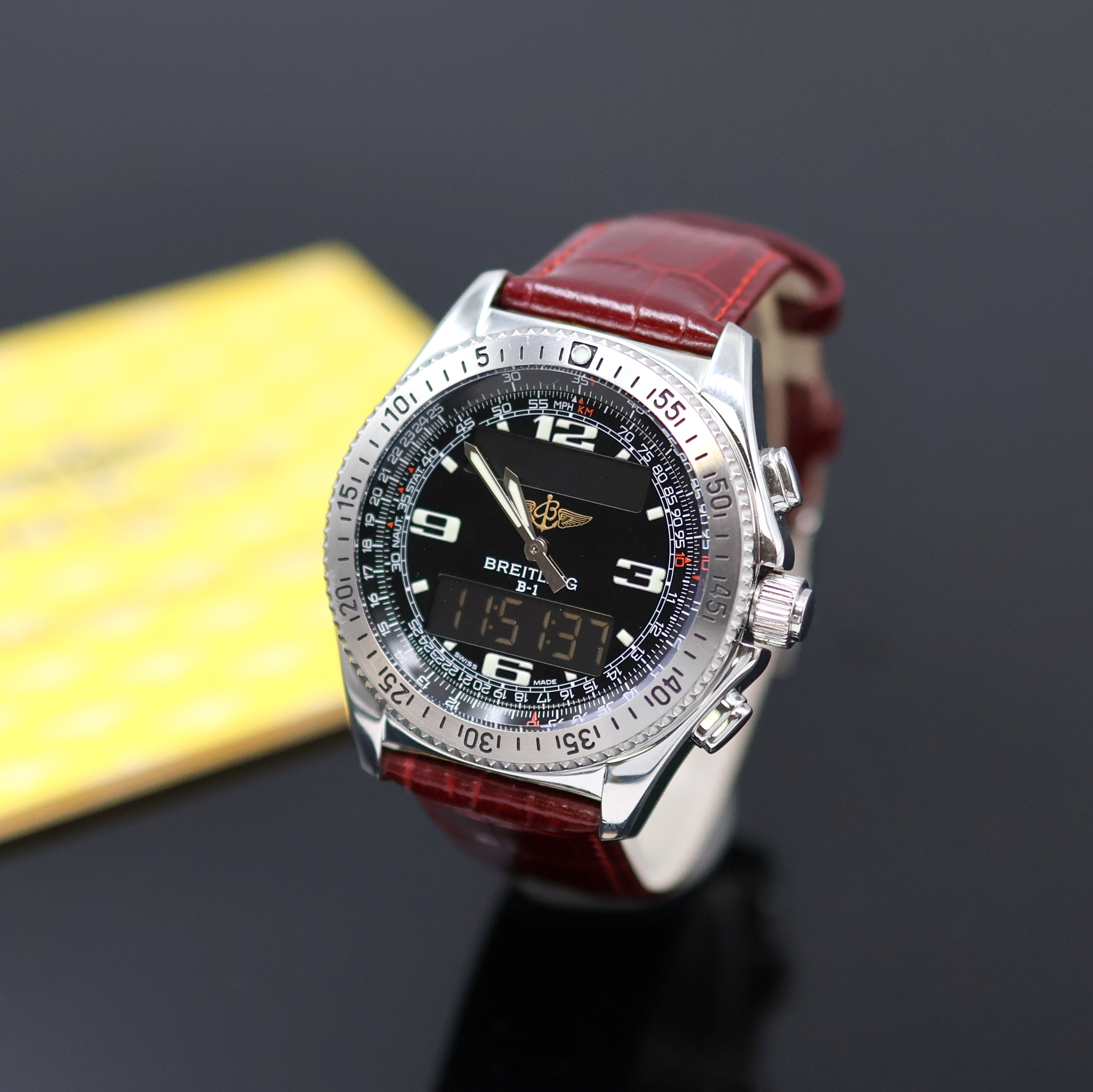 Image 27055442 - BREITLING Multifunktionschronograph Modellserie B1 Referenz A68362, quarz, Edelstahlgeh. ...