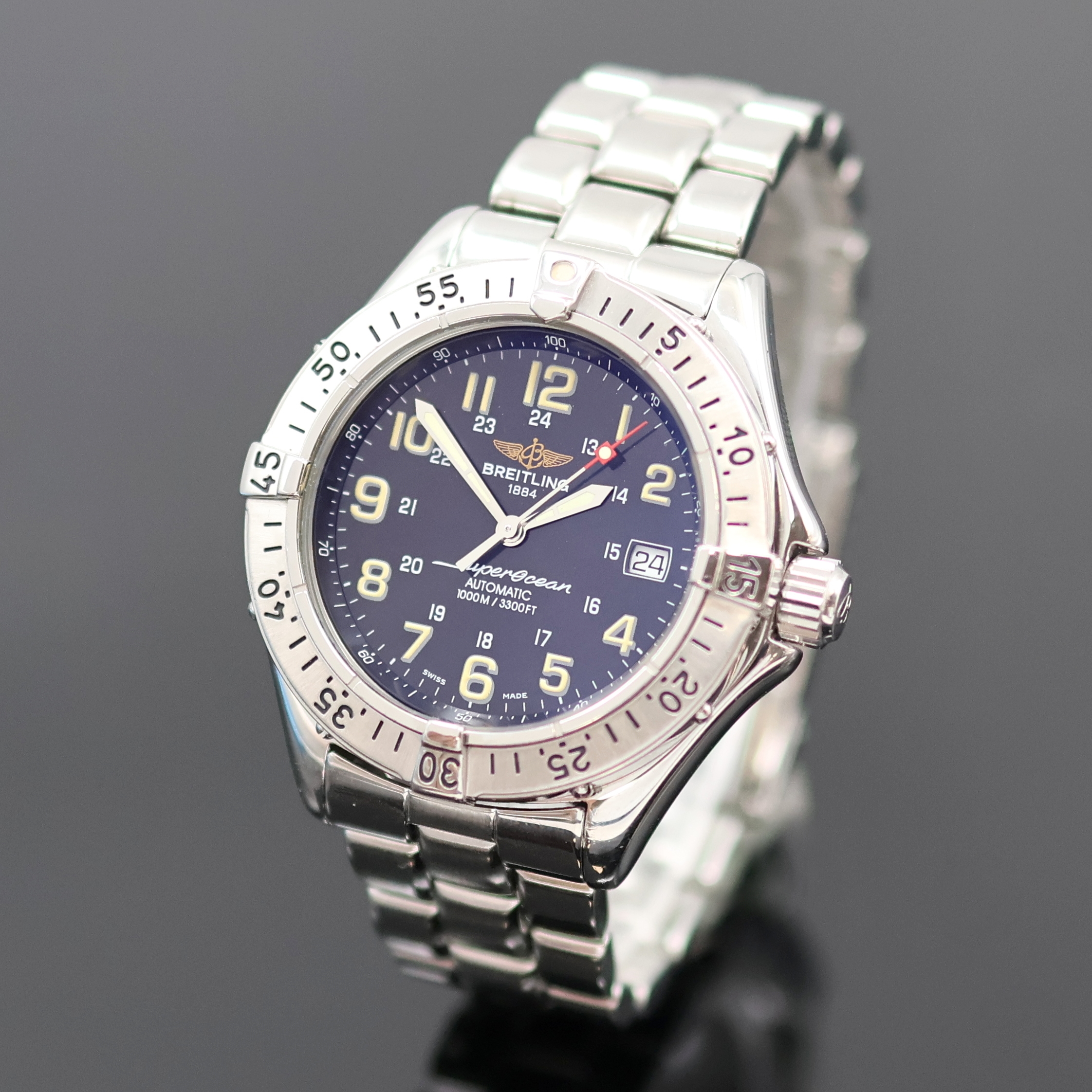 Image 27055447 - BREITLING Superocean Herrenarmbanduhr Referenz A17040, Automatik, Edelstahlgeh. inkl. ...