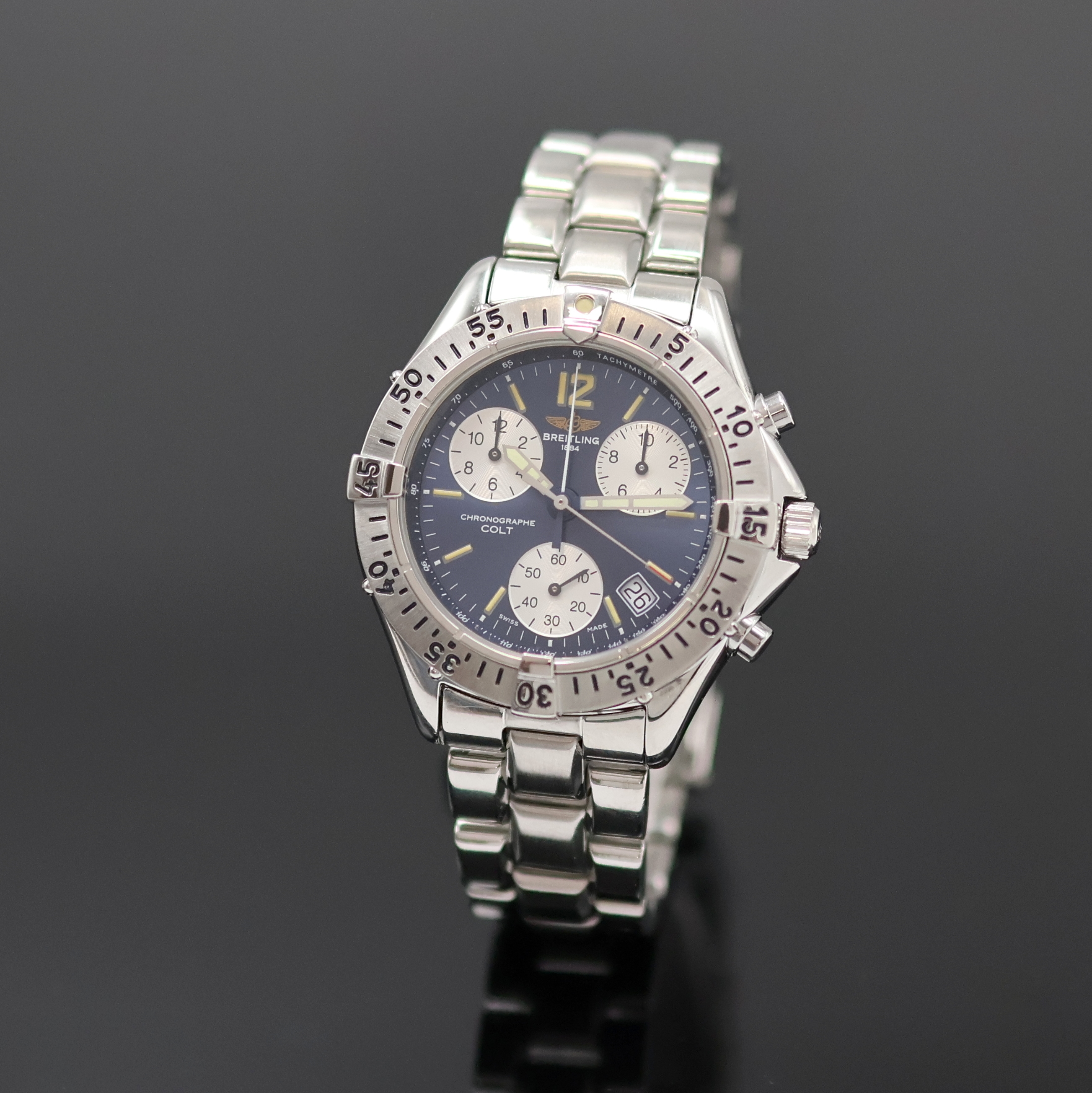 Image 27055448 - BREITLING Armbandchronograph Serie Colt Referenz A53035, quarz, Edelstahlgeh. inkl. ...