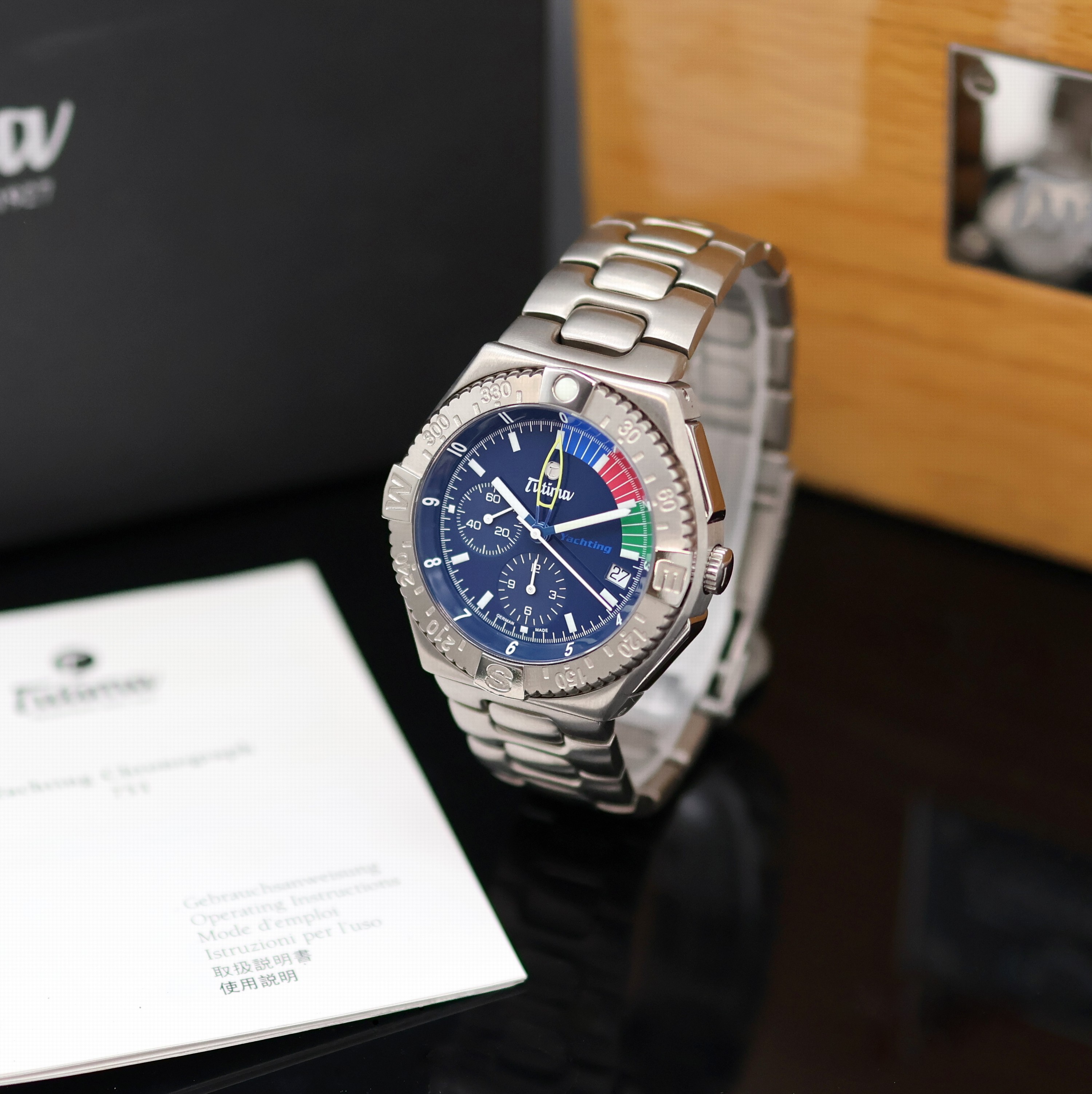 Image 27055459 - TUTIMA Yachting Armbandchronograph Referenz 751-02, Titangeh. inkl. Gliederband m. ...