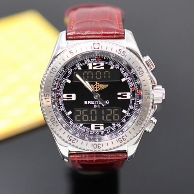 27055442b - BREITLING Multifunktionschronograph Modellserie B1 Referenz A68362, quarz, Edelstahlgeh. ...