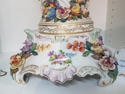 27055457p - Sehr große Prunk-Deckelvase, Sächsische Porzellan-Manufaktur Dresden, Potschappel, nach ...