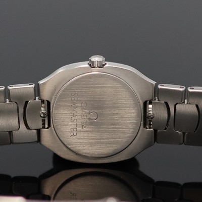 27055562d - OMEGA Damenarmbanduhr Seamaster Polaris Referenz 795.1022, quarz, goldintarsiertes ...