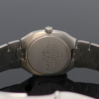 27055563d - OMEGA Seamaster Polaris Herrenarmbanduhr in Titan/Gold Referenz 3961100.1, , quarz, 2- ...