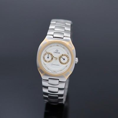 Image OMEGA gents wristwatch Seamaster Polaris reference 3961022/3961222, quartz, steel case ...