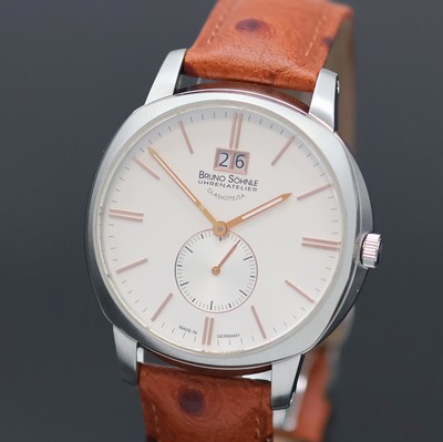 27055609a - BRUNO SÖHNLE Uhrenatelier Glashütte/SA Herrenarmbanduhr, quarz, beids. vergl. ...