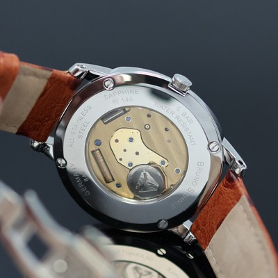 27055609d - BRUNO SÖHNLE Uhrenatelier Glashütte/SA Herrenarmbanduhr, quarz, beids. vergl. ...