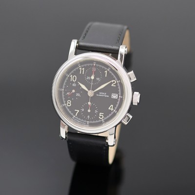 Image NAUTISCHE Instrumente Mühle Glashütte chronograph reference M 13030, self winding, on ...