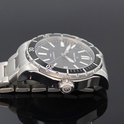 27055614c - MAURICE LACROIX Miros Herrenarmbanduhr Referenz ML 6008, Automatik, Edelstahlgeh. inkl. ...