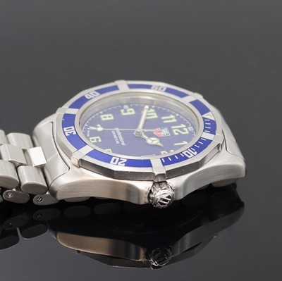 27055650c - TAG HEUER Professional Armbanduhr Referenz WM 1113, quarz, Edelstahlgeh. inkl. ...