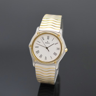 Image Ebel Sportwave wristwatch reference 1187141, quartz, stainless steel/gold combined ...