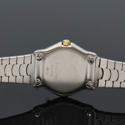 27055653d - EBEL Classic Wave Damenarmbanduhr Referenz 166901, quarz, Edelstahl/Gold kombiniert ...