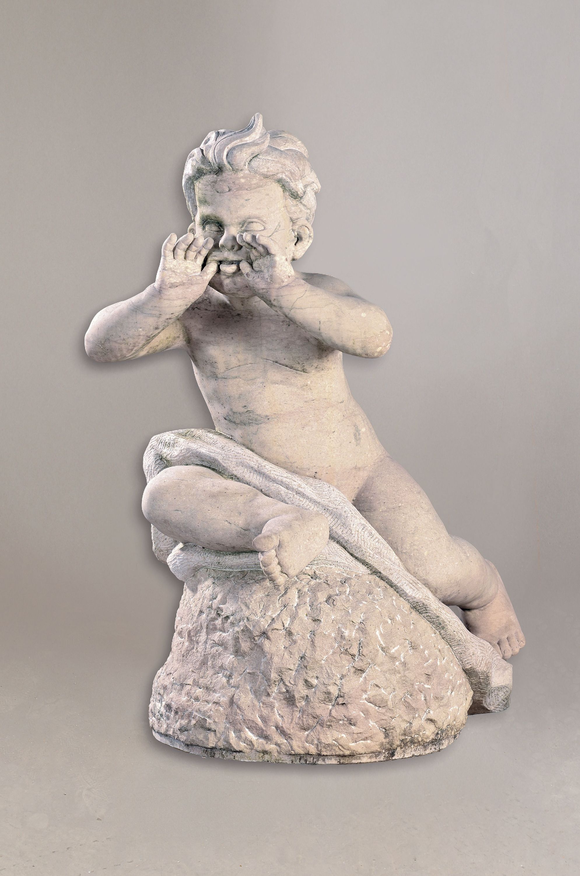 Image 27056608 - Skulptur eines frechen Jungen, Wolfgang Schwaiger Henndorf am Wallersee, aus sog. ...